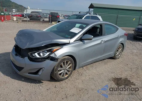 2015 Hyundai Elantra Se/Sport/Limited из США, поврежденный, VIN 5NPDH4AE2FH595165